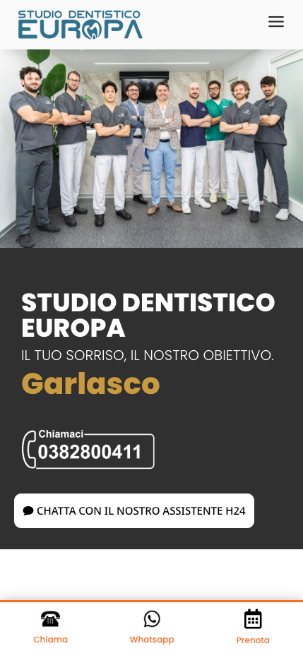 Studio Dentistico Europa — mobile